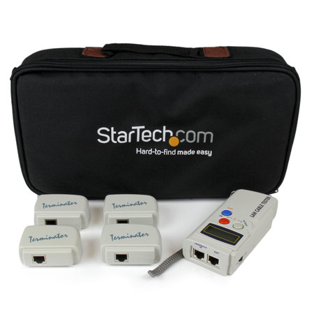 Startech.Com Professional RJ45 Network Cable Tester with 4 Loopback Plugs LANTESTPRO